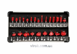 Фрези по дереву YATO : Набір 24 Шт. [10]