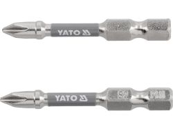 Насадка викруткова YATO PH1 х 50мм. HEX 1/4", покрита нікелем, 2шт.[10]