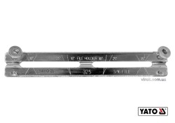 Направляюча до напильника YT-85027 YATO : Ø=4.8 мм, 190х30 мм, під кути 25°,30°,35°, гвинт(DW)