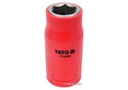 Головка торц. діелектр. 6-гранна YATO : квадрат 1/2