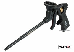 Пістолет для нанесення монтажної піни YATO : алюміній + латунь, пластикова ручка [20]