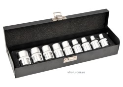 Головки торцеві YATO : TORX Е10-Е24, квадрат 1/2