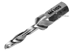 Свердло-мітчик YATO М4 х 0.7 мм, HSS М2, HEX-1/4