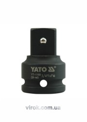 Перехідник ударний YATO : квадрат 3/4