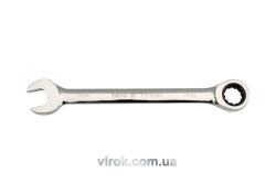 Ключ ріжково-накидний YATO з тріщаткою : CrV, М= 32 мм, L= 420 мм 72T [6/24]