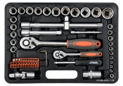 Набір головок торцевих, насадок STHOR : квадрат 1/2