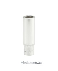 Головка торцева 6-гранна YATO : подовжена, квадрат 1/4