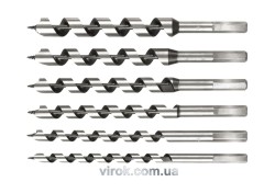 Набір свердл спіральних по дереву STHOR : Ø=10-20 мм, L= 230 мм. 6 шт. [10]