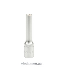 Головка торцева 6-гранна YATO : подовжена, квадрат 1/4