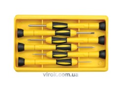 Набір викруток прецизійних VOREL : Cr-V. 6 Шт. [10/60]