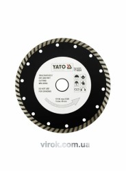 Диск алмазний турбо YATO : 