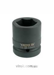 Головка торцева ударна 6-гранна YATO : квадрат 1