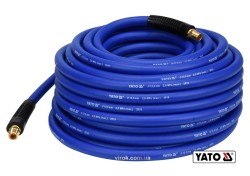 Шланг пневматичний гібридний (ПВХ+БНК) YATO: Ø12.5 мм x30м, Ø=3/8