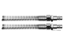 Швидкоз'єднувальні наконечники YATO з пружиною, до шлангу Ø=5х8 мм, 2 шт. [6/60]