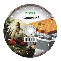 Круг алмазний вiдрiзний Distar Turbo 230x2,3x9x22,23 Незламний