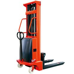 Штабелер ел.гідравлічний несамохід. 1500кг, підйом-3м, довжина вил 1150мм