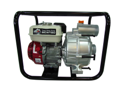 Мотопомпа для брудної води з комплектом рукавів (SCWT80H двигун Honda GX200, рукав для забору 75мм - 10м, рукав для зливу 75мм - 40м)