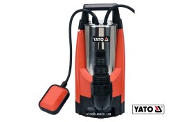 Насос для брудної води мережевий YATO: 1100 Вт, 14000 л/год, макс.висота-10 м, макс.глибина- 7 м [3]