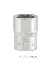 Головка торцева 6-гранна YATO : квадрат 3/8