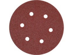 Круг шліфувальний з наждачн. паперу з липучкою YATO: Ø= 150мм, Р40, 6 отв до YT-09739, -09740, 50 шт