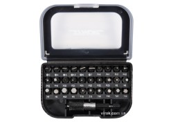 Насадки викруткові з тримачем STHOR Cr-V, з 6-гран. хвостов.- 1/4