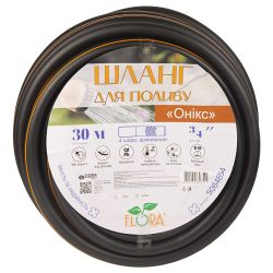 Шланг для поливу Онікс 4 шари армований ¾" 30м FLORA (5064854)