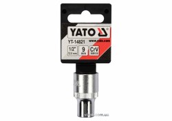 Головка торцева YATO : квадрат 1/2