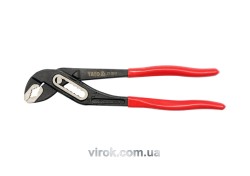 Кліщі переставні YATO : ізольовані ручи, L= 250 мм [6/36]