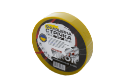 Стрічка ізоляційна VIROK : 18 мм 20 м x 0,18 мм ЖОВТА [156]