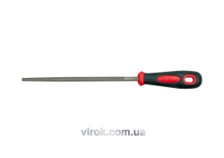 Напильник слюсарний VOREL круглий, l=200мм [25/100]