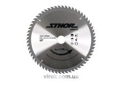 Диск пильний по дереву STHOR. Ø= 250/30 мм, h= 3 мм, 60 зубів [10/20]