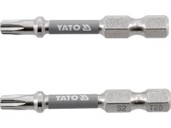 Насадка викруткова YATO TORX T25 х 50 мм. HEX 1/4", покрита нікелем, 2 шт.[10]