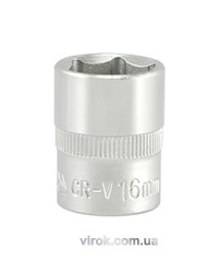 Головка торцева 6-гранна YATO : квадрат 3/8