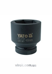 Головка торцева ударна 6-гранна YATO : квадрат 1
