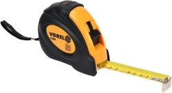 Рулетка з метричною шкалою VOREL : l= 10 м, w= 25 мм, 2 фіксатори [6/60]