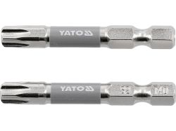 Насадка викруткова YATO TORX T40 х 50 мм. HEX 1/4", покрита нікелем, 2 шт.[10]