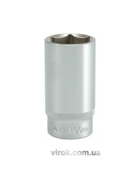 Головка торцева 6-гранна YATO : подовжена, квадрат 1/2