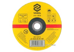 Диск відрізний по металу VOREL : 180х2,5х22 мм [25/100] DW