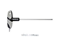 Ключ "TORX" YATO : "T"- образний, Т30, двосторонній, L= 170 мм [12/144]