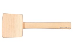Молоток - киянка дерев'яний VOREL з прямокутним обухом [20]