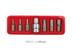 Насадки викруткові (біта) VOREL спеціальні на тріщатку 