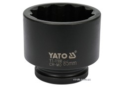 Головка торцева ударна 12-гранна YATO : квадрат 1