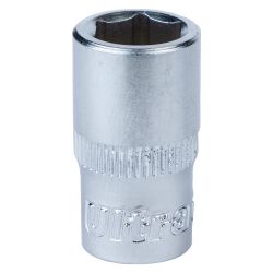 Насадка шестигранна коротка 1/4" 9мм CrV ULTRA (6060092)