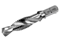 Свердло-мітчик YATO М10 х 1.5 мм, HSS М2, HEX-1/4