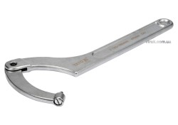 Ключ гаковий з носиком на шарн з округленим болтиком в діапаз. M=120-180мм YATO, Хр-Ван. L=470мм [5]