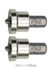 Насадка викруткова для гіпсокартону VOREL : Phillips PH2 x 25 мм. 2 (Шт/Уп.) [12/144]