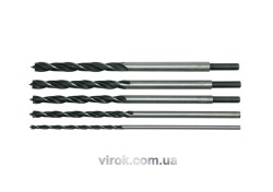 Свердла по дереву STHOR : Ø= 6.0 - 14.0 мм, набір 6 шт. [25]