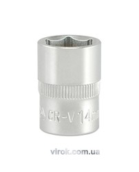 Головка торцева 6-гранна YATO : квадрат 3/8