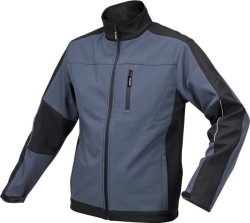 Куртка робоча SOFTSHELL YATO розмір S, чорно-темно-сіра, 3 кишені, 96% поліестер і 4% спандекс [10]