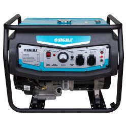 Генератор бензиновий 220В 5.0/5.5кВт 4-х тактний ручний запуск SIGMA (5710461)